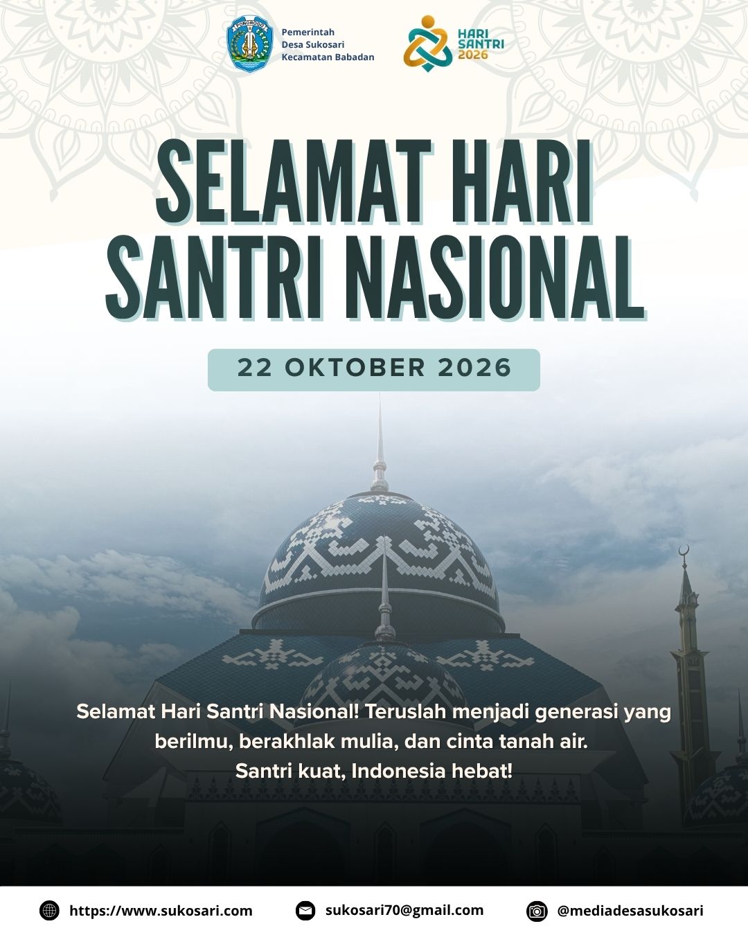 Selamat hari santri nasional 2026